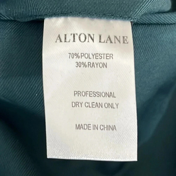 Alton Lane Tailored Fit Satin Stripe Tuxedo Pants in Teal - NWOT - Size 34 - Picture 5 of 6